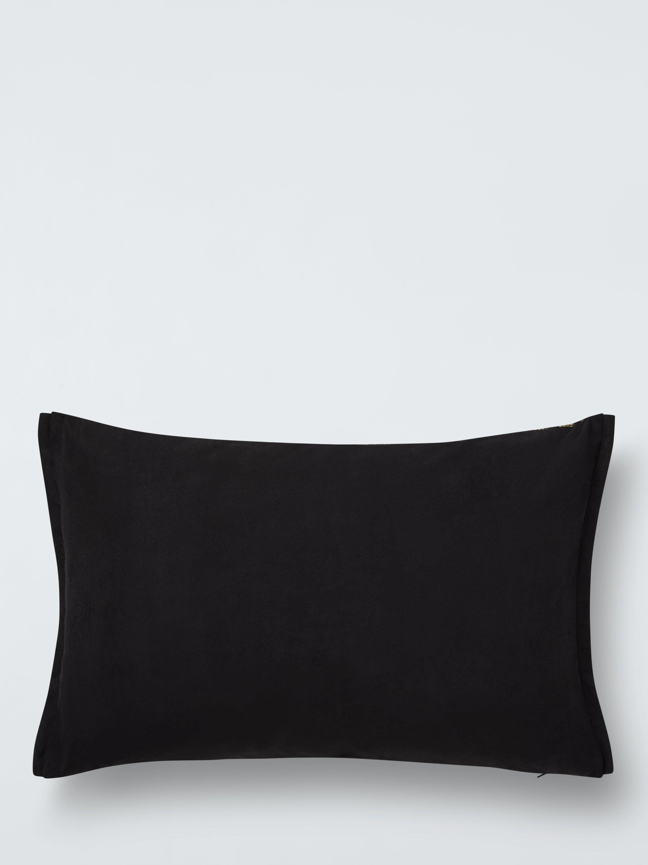 John Lewis rustic check cushion graphite - UK version