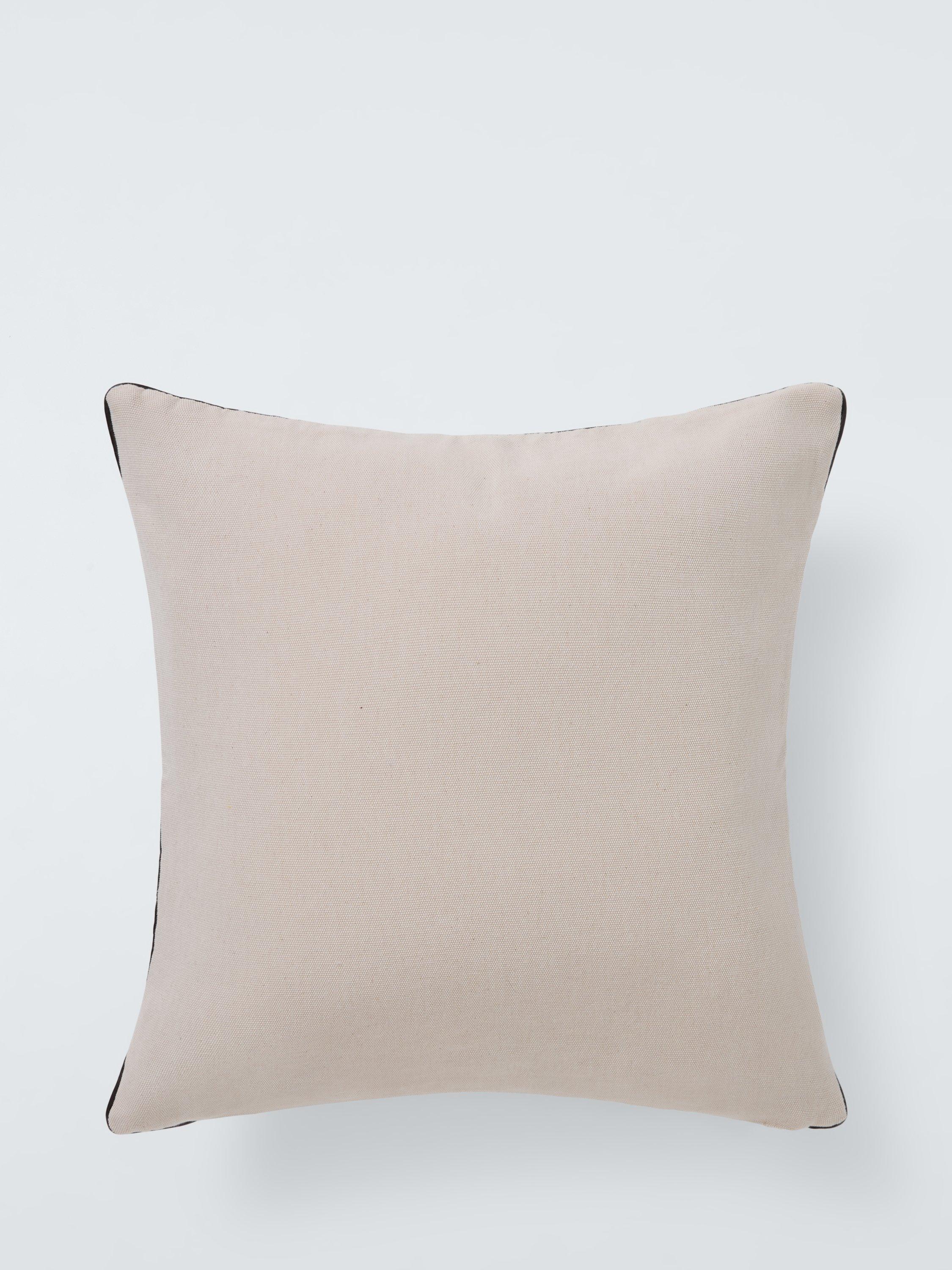 John Lewis rustic geo weave cushion brown multi 43cm - British product