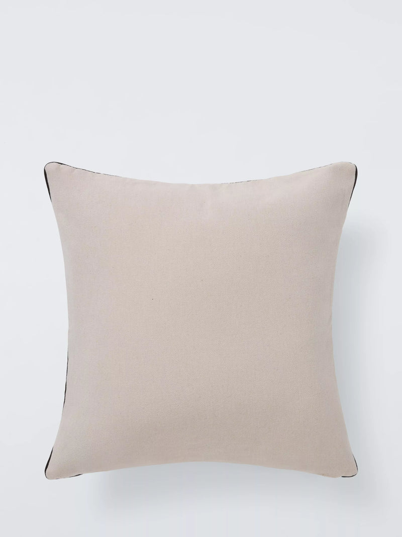 John Lewis rustic geo weave cushion brown multi 43cm - British product