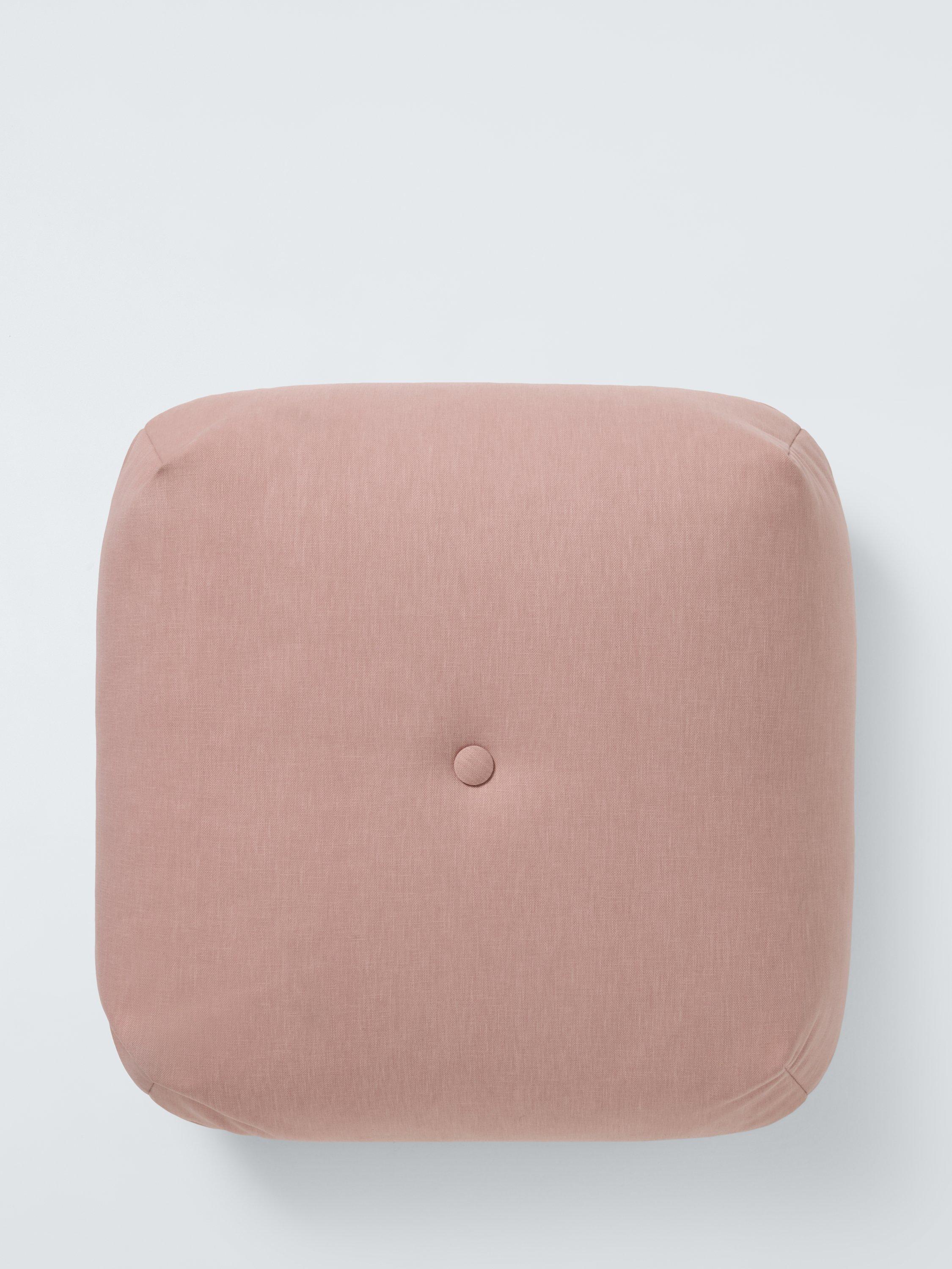 John Lewis pink square beanbag pouffe (British brand)