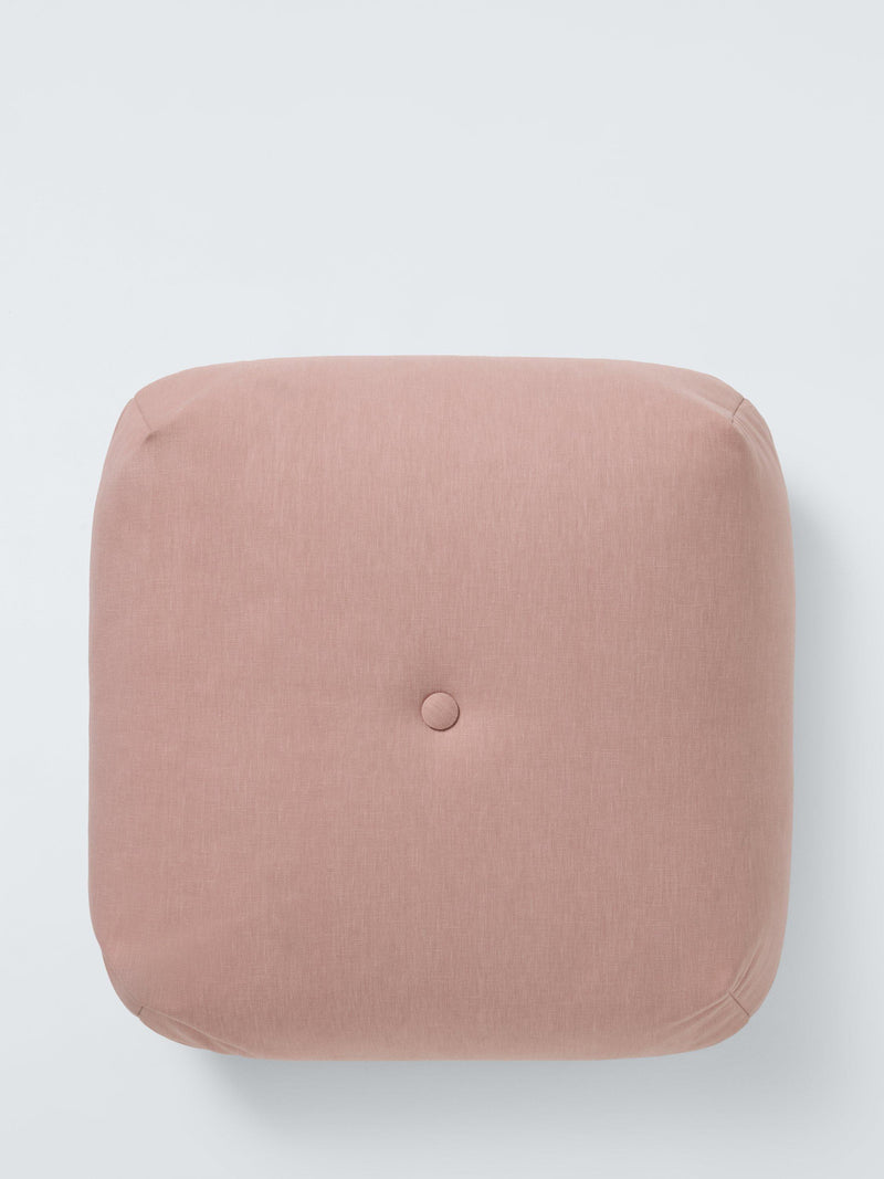John Lewis pink square beanbag pouffe (British brand)