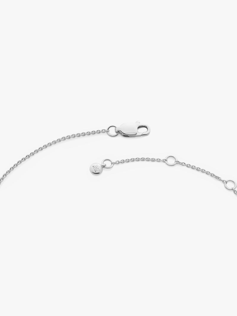 Monica Vinader Aria Adjustable Bracelet sterling silver, imported from the UK