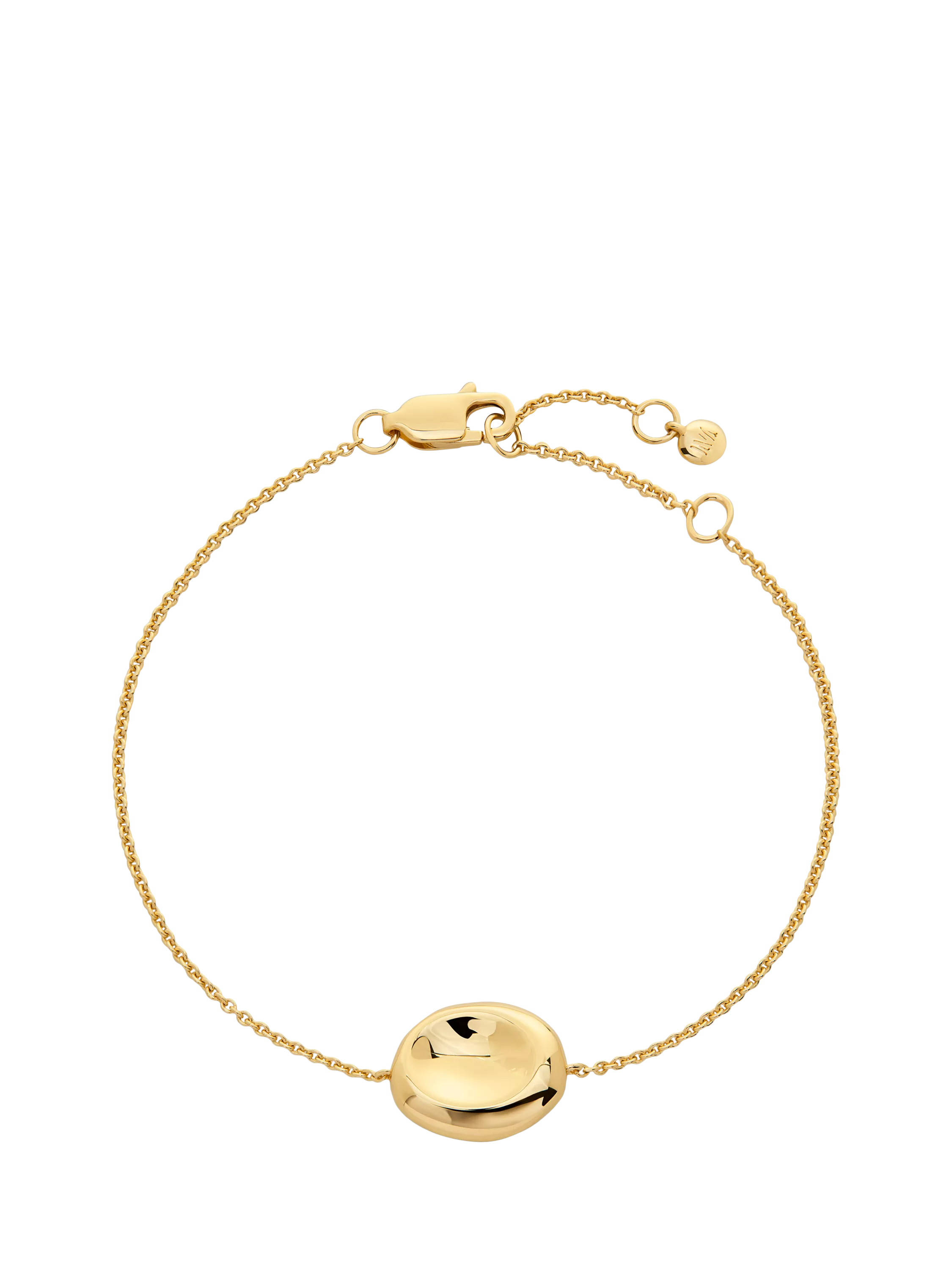 Monica Vinader Aria Adjustable Sterling Silver Bracelet - 16-19cm
