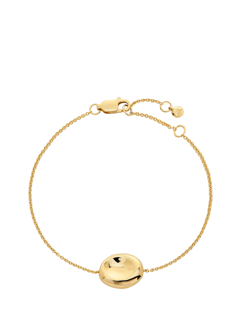 Monica Vinader Aria Adjustable Sterling Silver Bracelet - 16-19cm