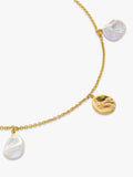 Monica Vinader keshi pearl bracelet gold 18k - British product
