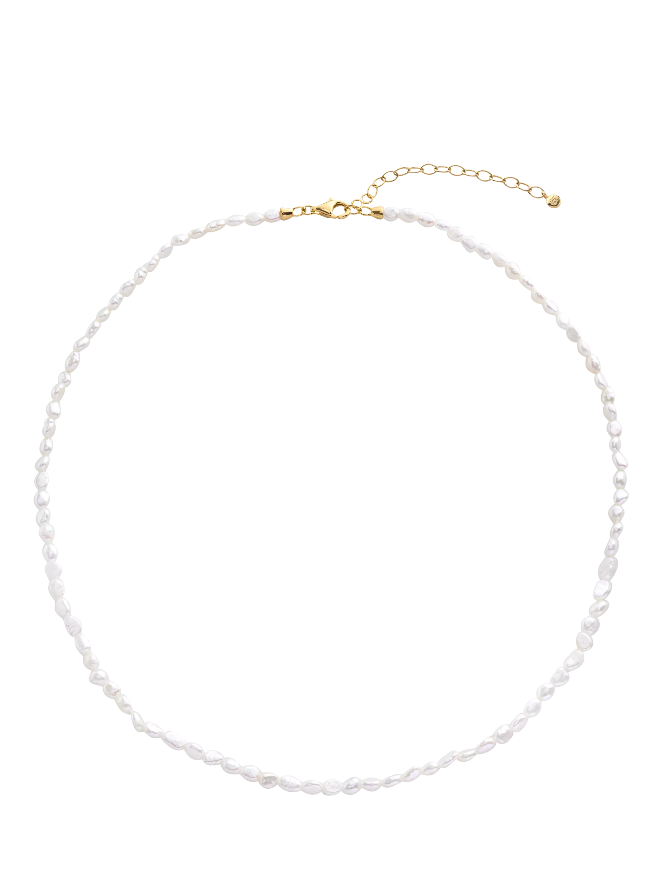 Monica Vinader keshi pearl necklace gold 41-46cm - British product