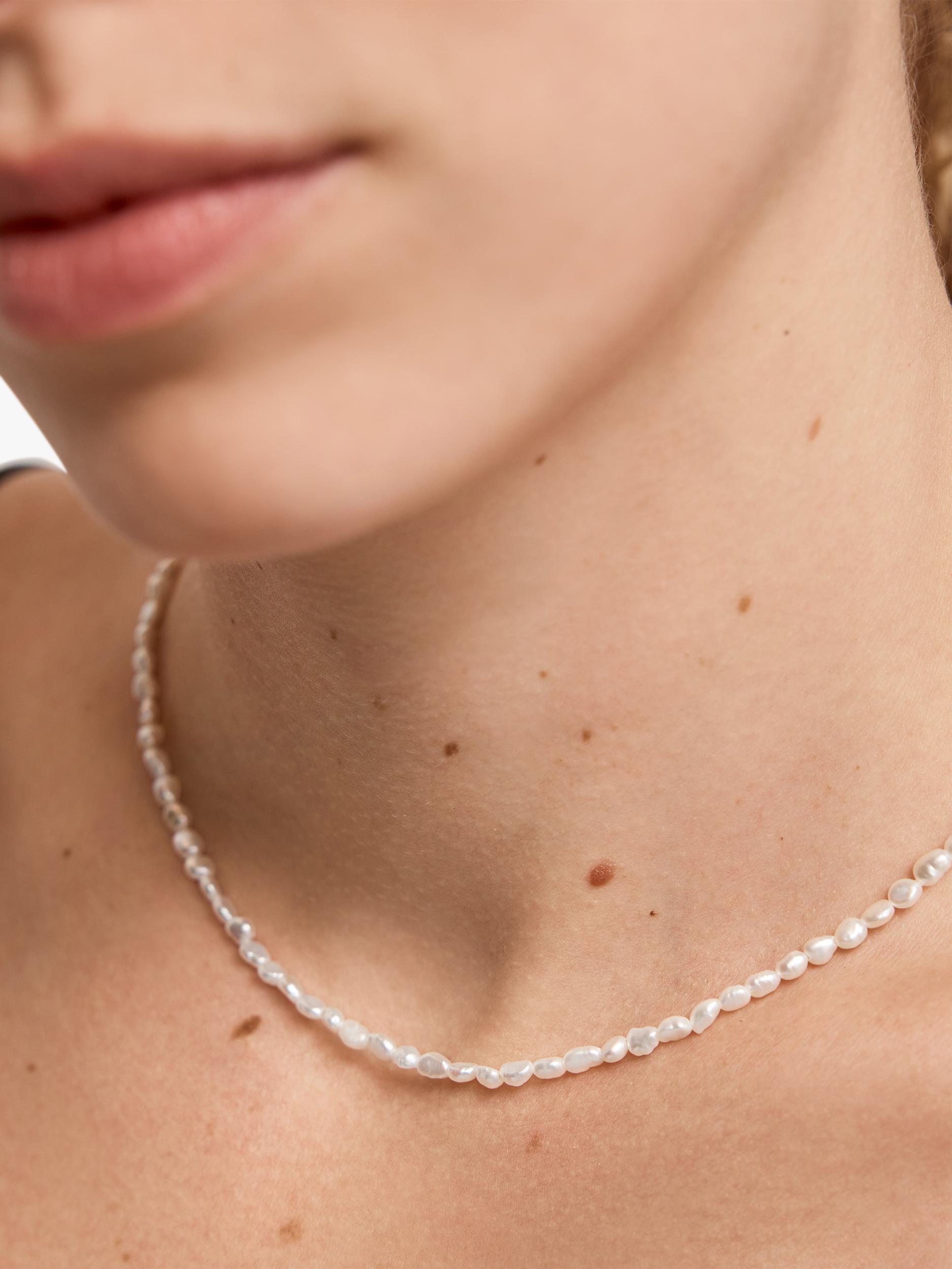 Monica Vinader keshi pearl necklace gold 41-46cm - British product