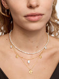 Monica Vinader keshi pearl necklace gold 41-46cm - British product
