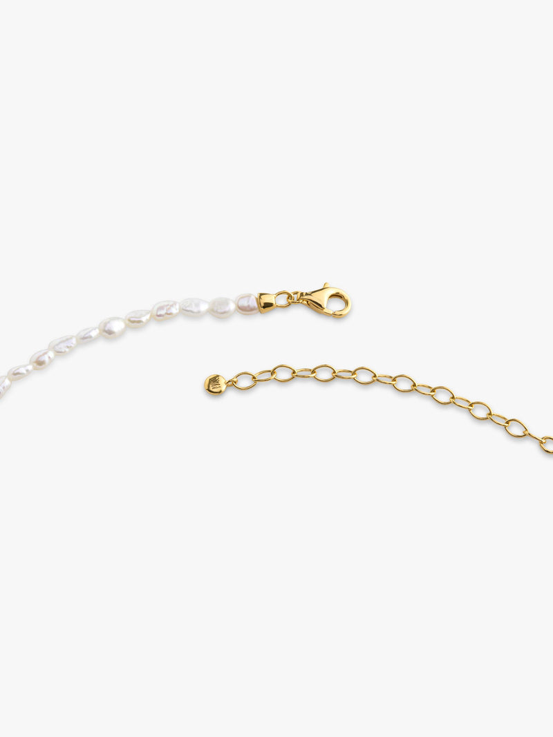 Monica Vinader keshi pearl necklace gold 41-46cm - British product