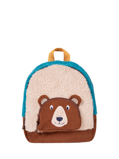 John Lewis Frugi Kids' Fleece Character Backpack Beary Wild- Buy online at McGrocer