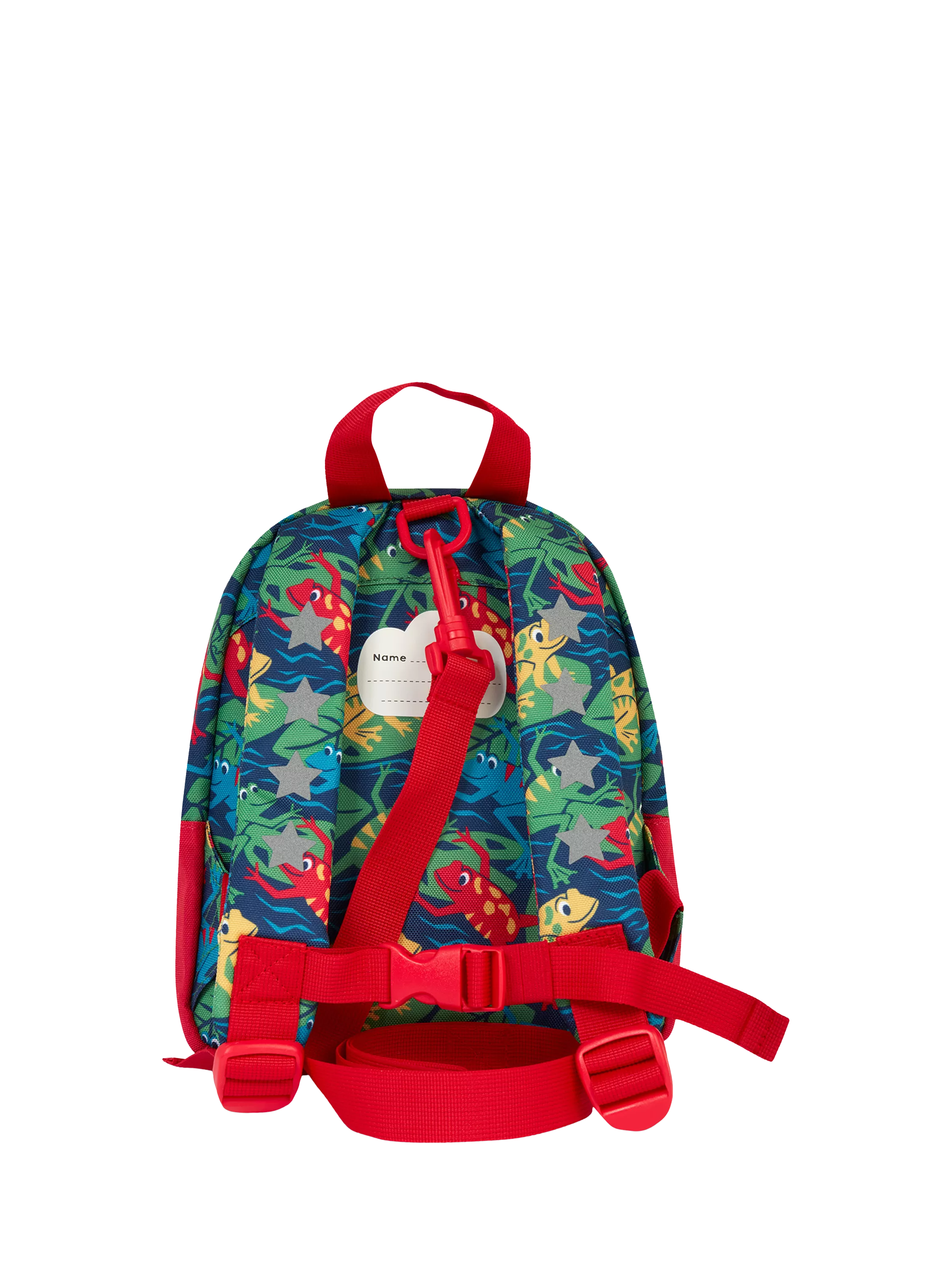Frugi kids backpack Be Hoppy frog print - British product
