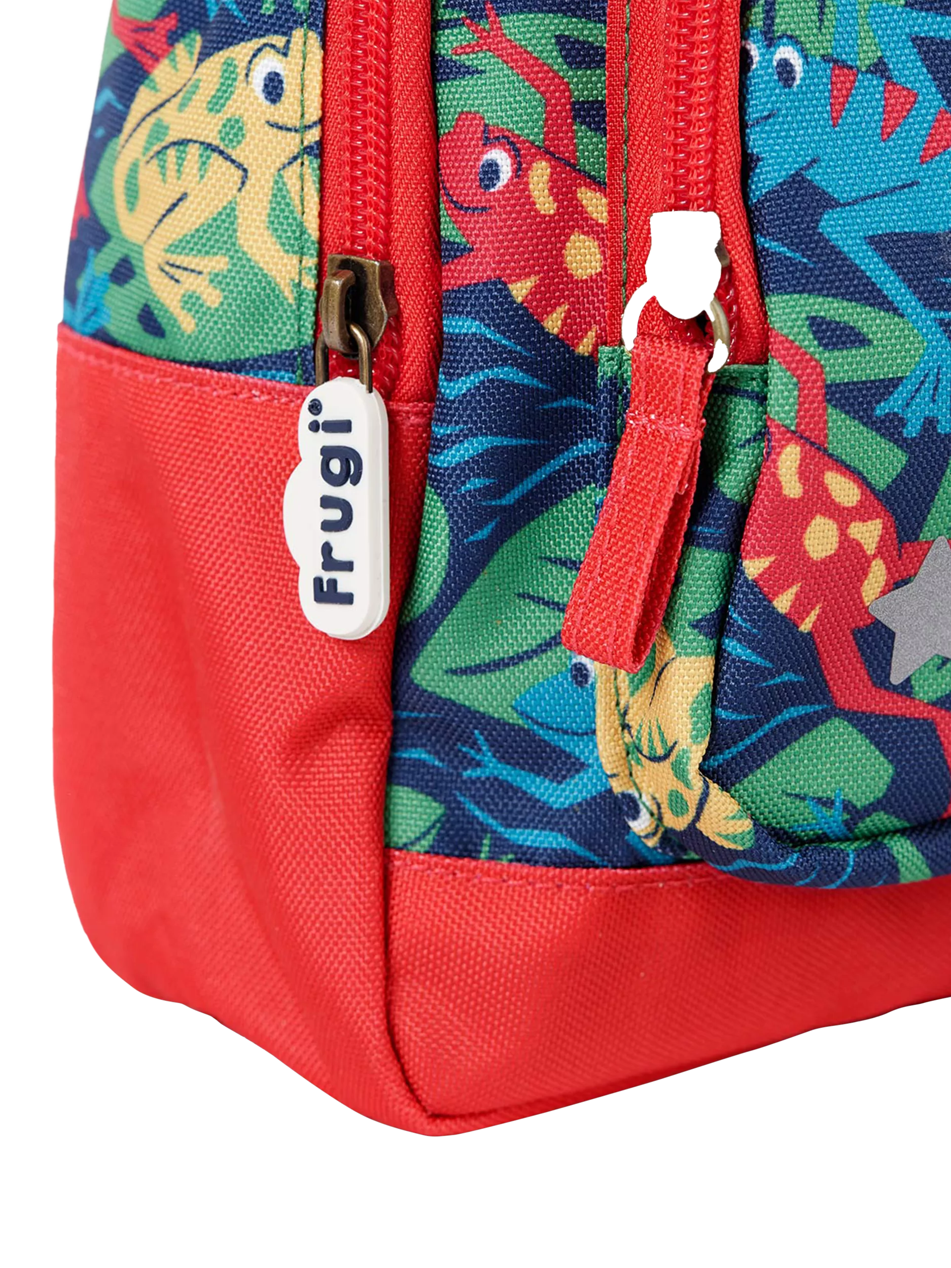 Frugi kids backpack Be Hoppy frog print - British product