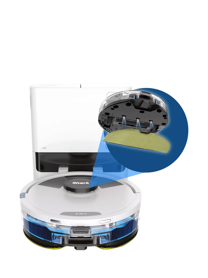 Shark Matrix Plus robot vacuum cleaner white silver, imported from the UK