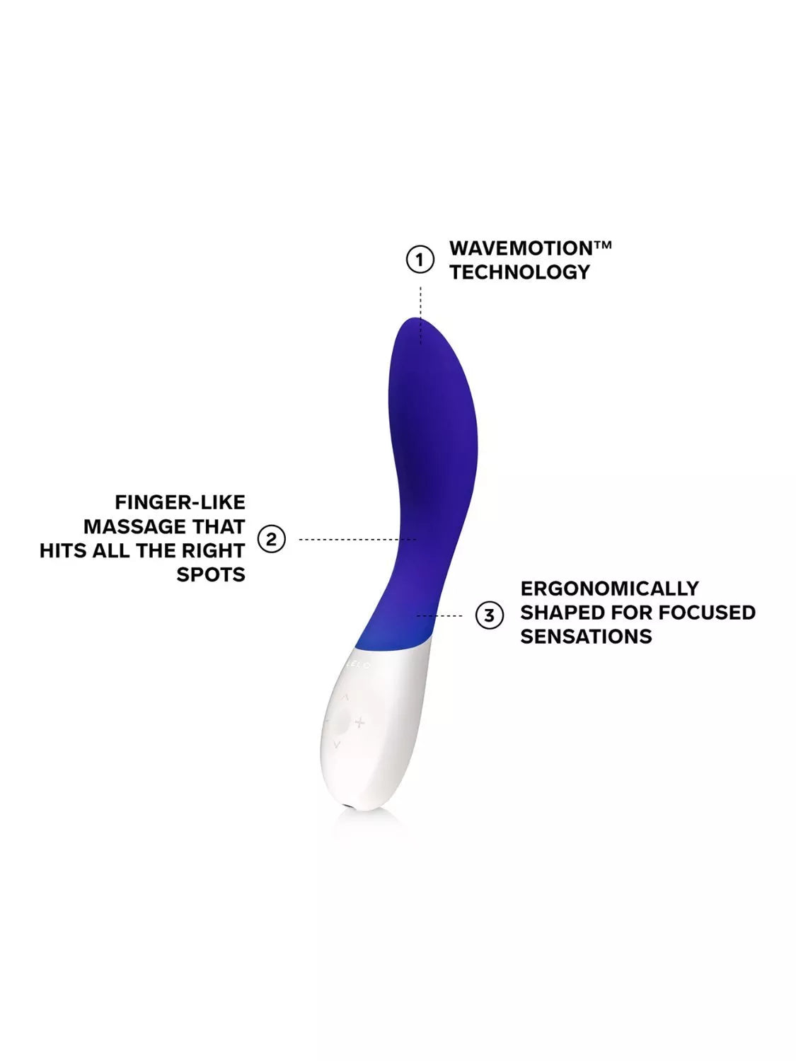 LELO Mona Wave vibrator midnight blue, UK version