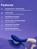 LELO Mona Wave vibrator midnight blue, UK version