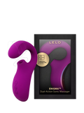 LELO ENIGMA Deep Rose dual-action sonic vibrator, UK version