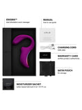 LELO ENIGMA Deep Rose dual-action sonic vibrator, UK version