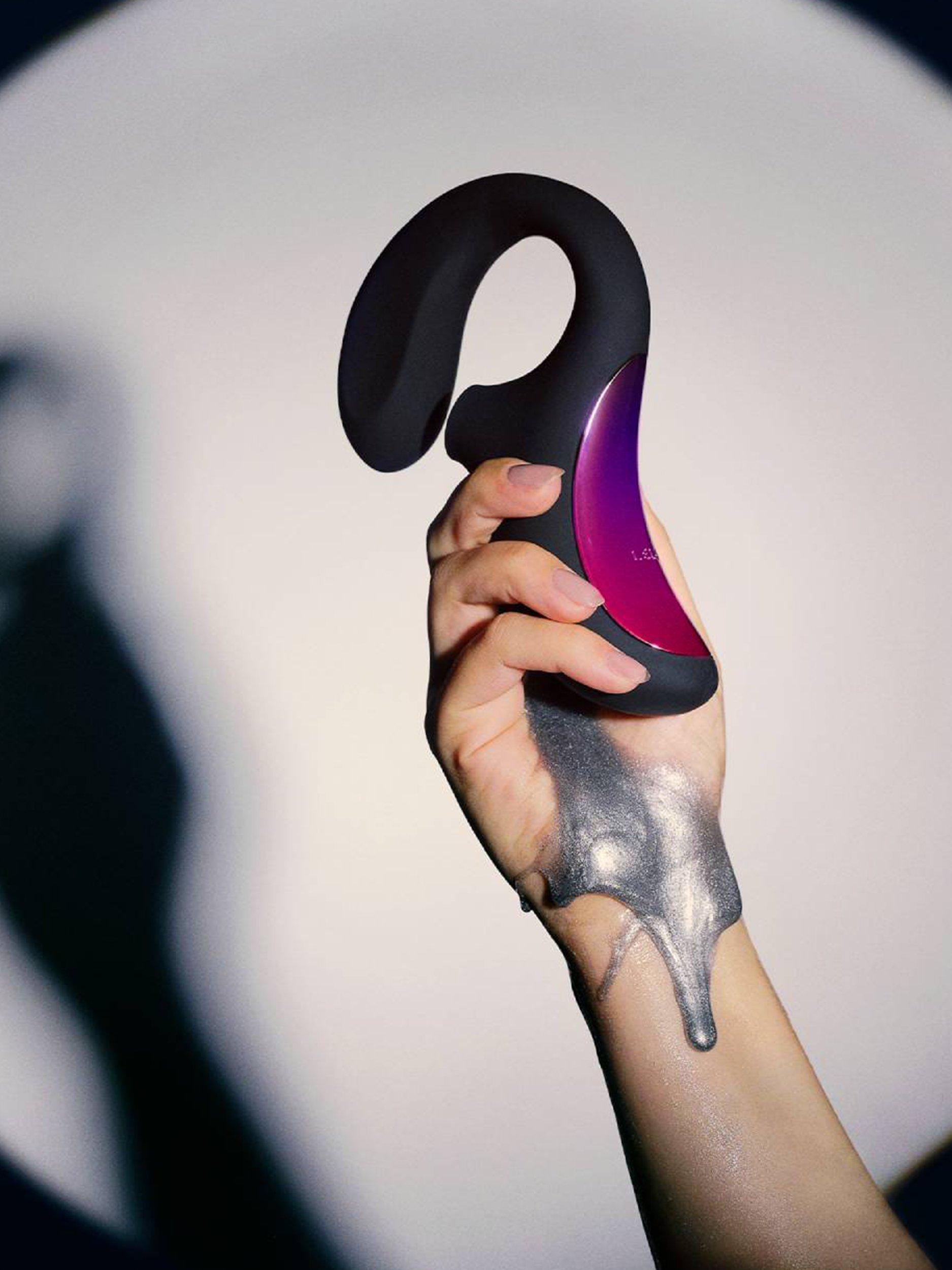 LELO ENIGMA Deep Rose dual-action sonic vibrator, UK version