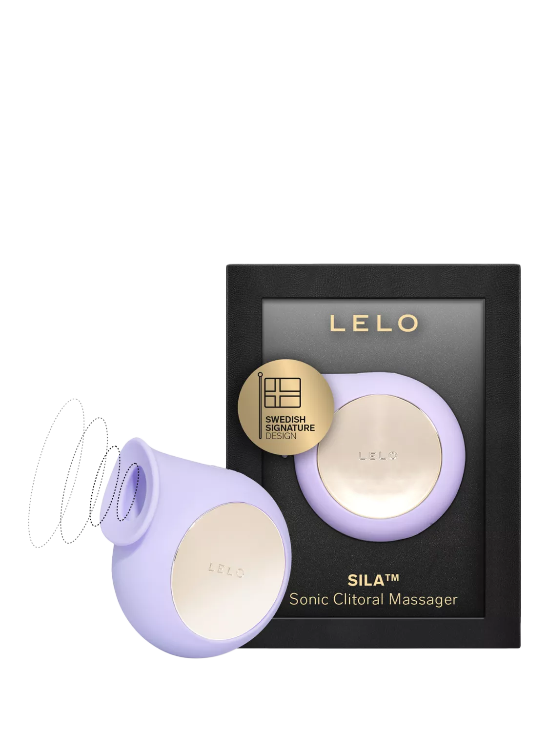 LELO SILA Lilac sucking vibrator, UK version
