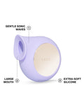 LELO SILA Lilac sucking vibrator, UK version