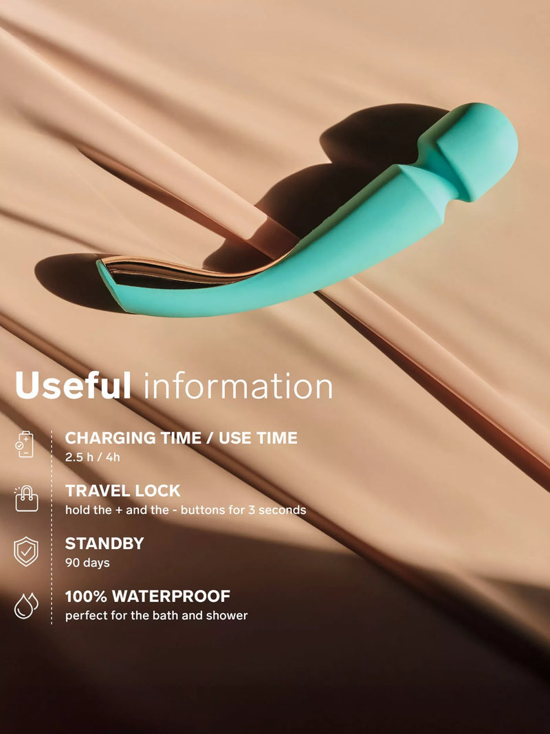 LELO Smart Wand 2 black vibrator, UK version