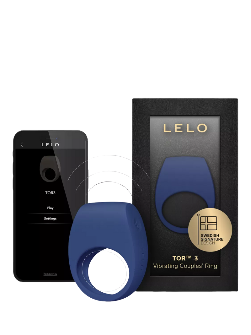 LELO TOR 3 couples vibrator Base Blue (British brand)