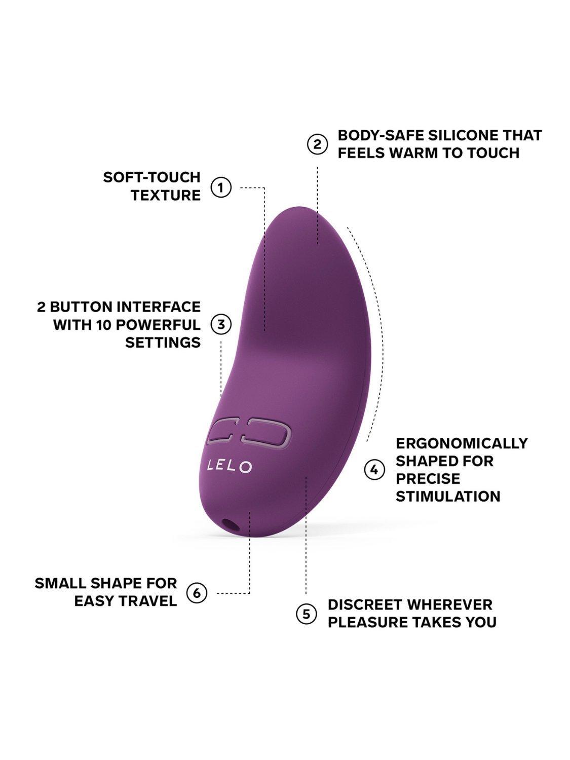 LELO Lily 3 vibrator Dark Plum - British product
