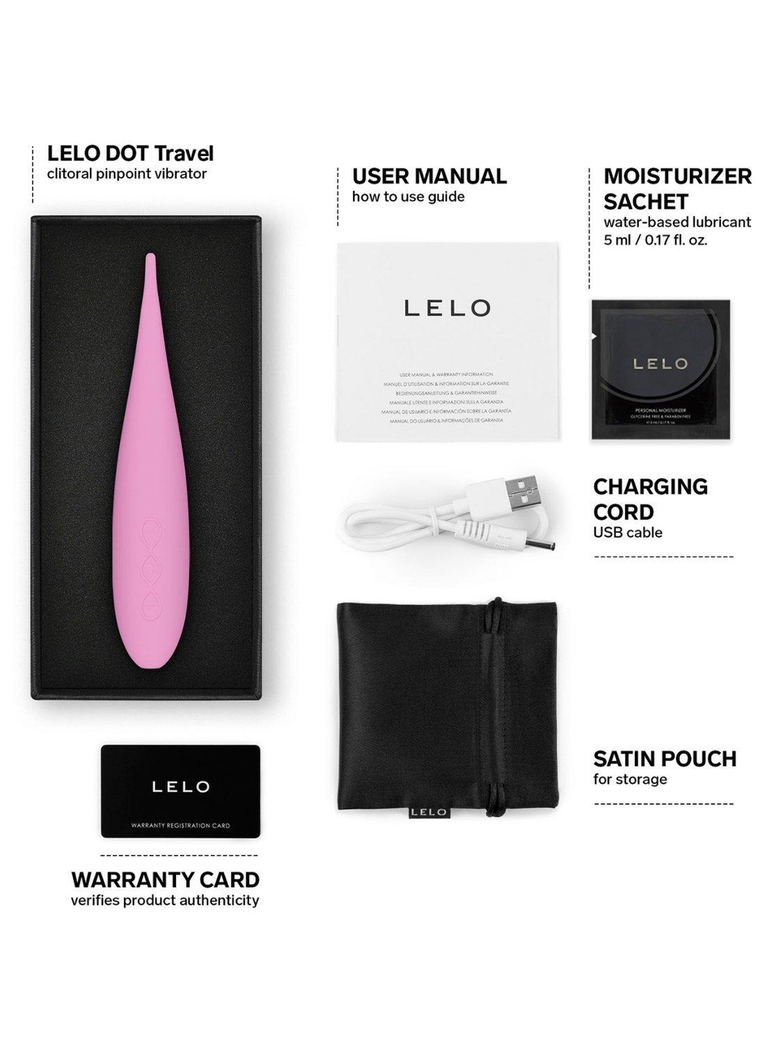 LELO DOT Travel vibrator pink, UK version
