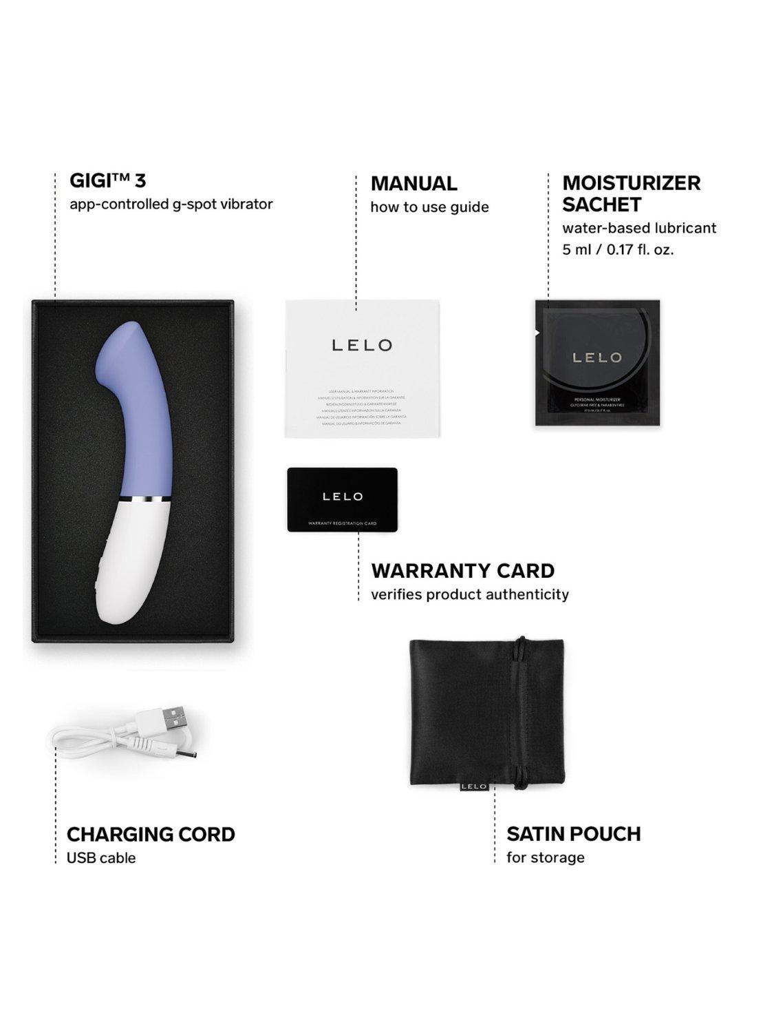 LELO GIGI 3 vibrator in blue - British product