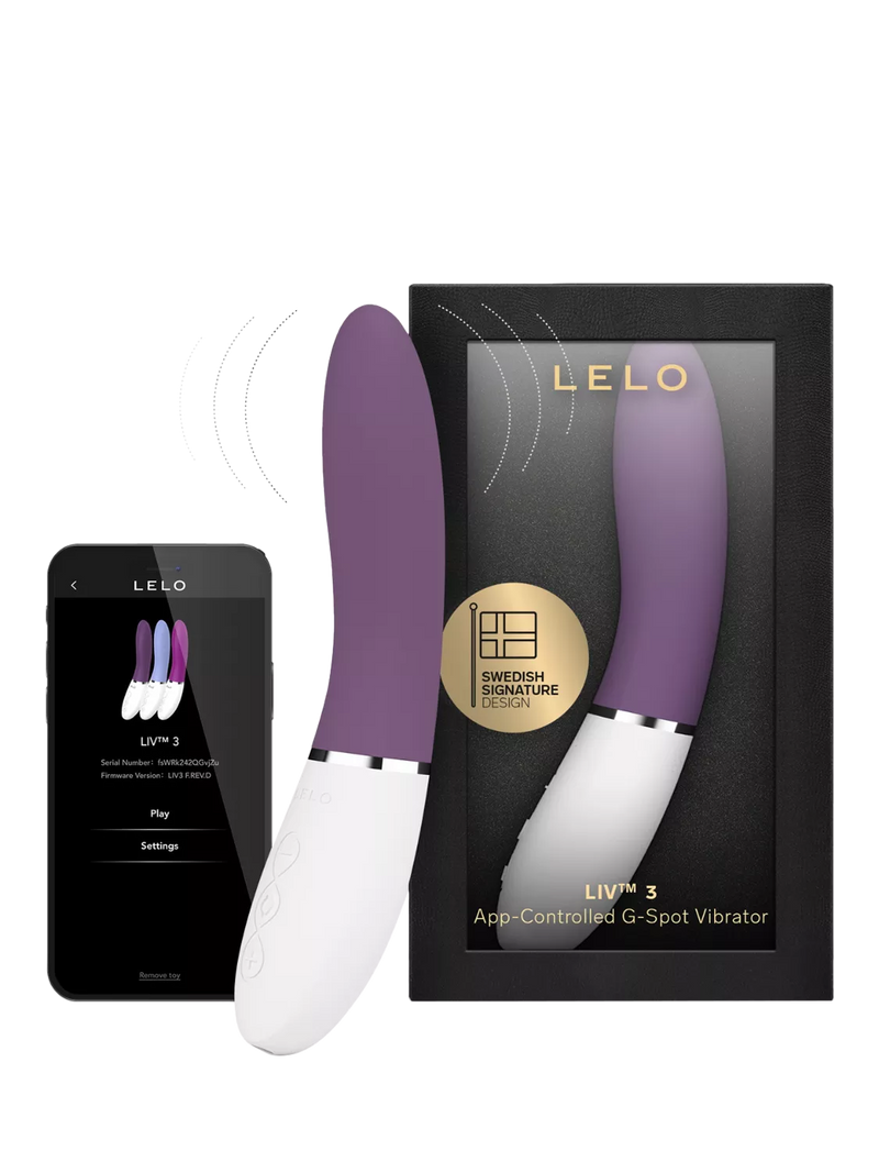 LELO LIV 3 Plum sex toy, UK version