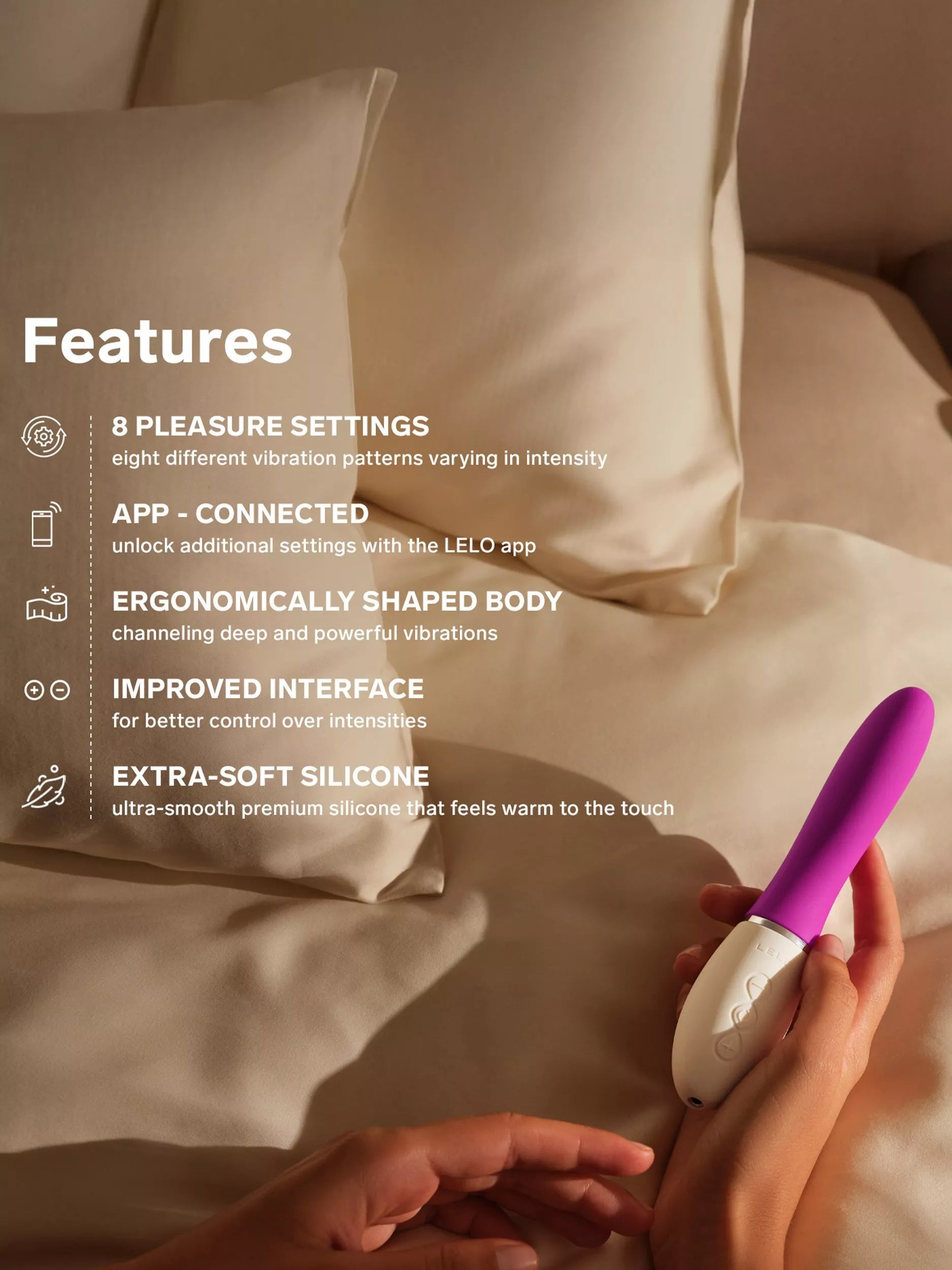 LELO LIV 3 Plum sex toy, UK version