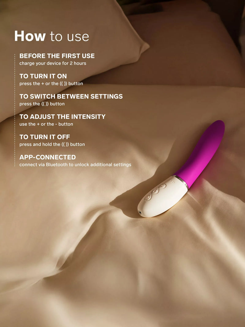 LELO LIV 3 Plum sex toy, UK version