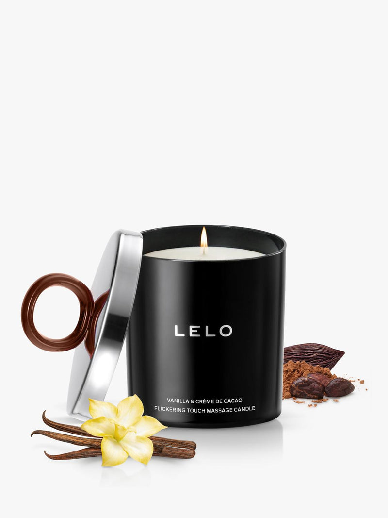 LELO Flickering Touch massage candle black pepper pomegranate 400g, UK version