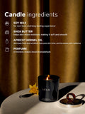 LELO Flickering Touch massage candle black pepper pomegranate 400g, UK version