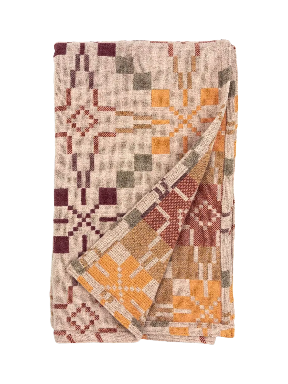 Melin Tregwynt Vintage Star Lambswool Throw 200 x 120cm