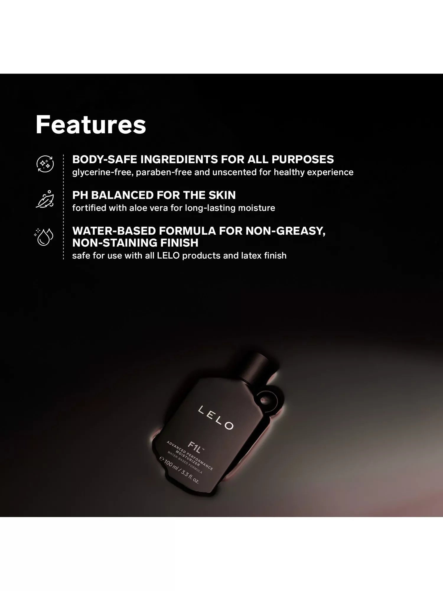 LELO Advanced Performance Moisturizer personal lubricant 100ml, UK version