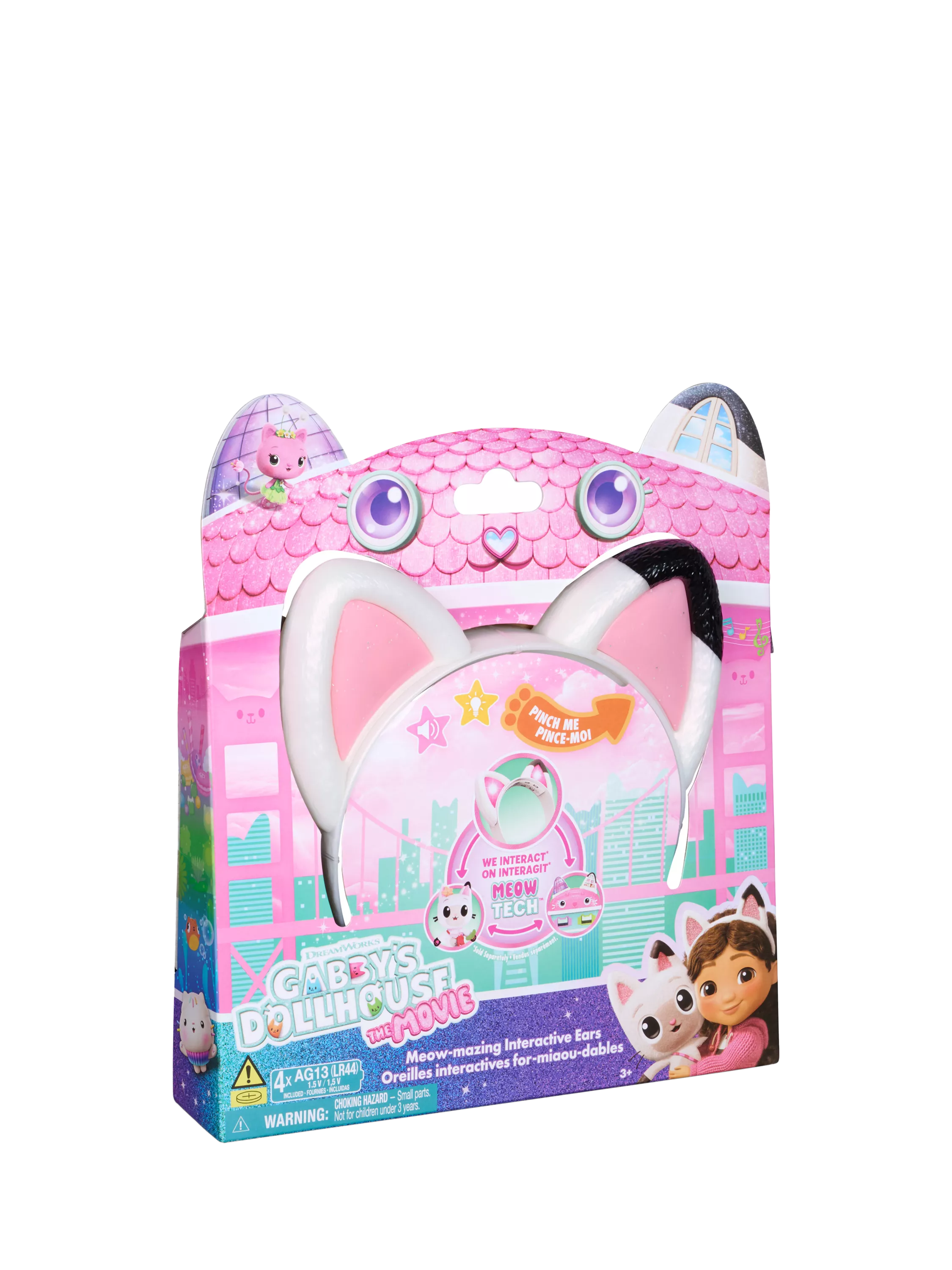 Gabby's Dollhouse interactive ears headband 16.5cm, UK version