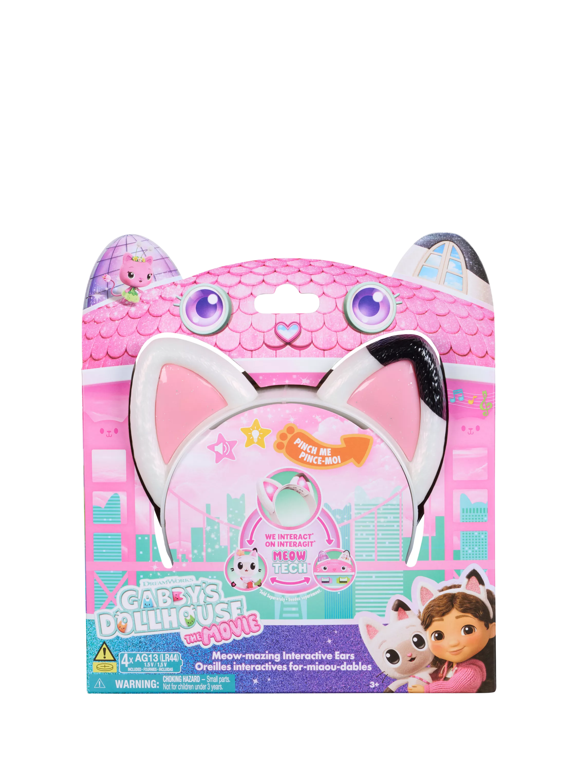 Gabby's Dollhouse interactive ears headband 16.5cm, UK version