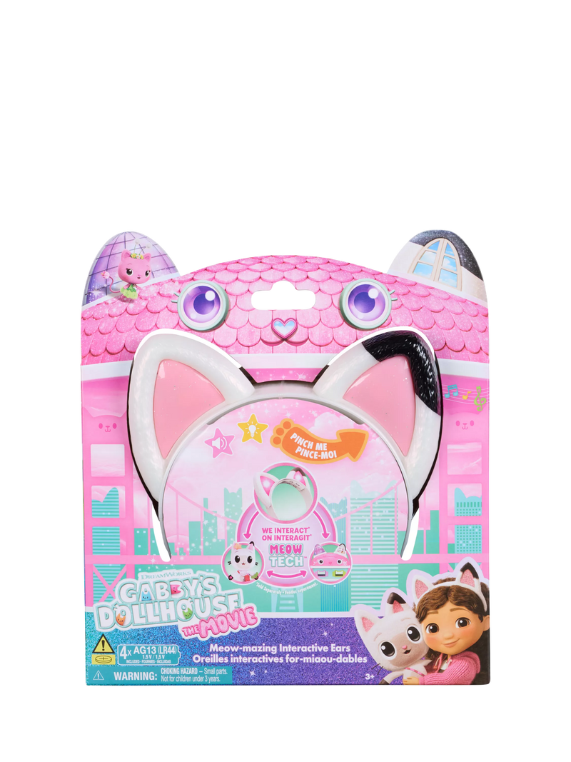 Gabby's Dollhouse interactive ears headband 16.5cm, UK version