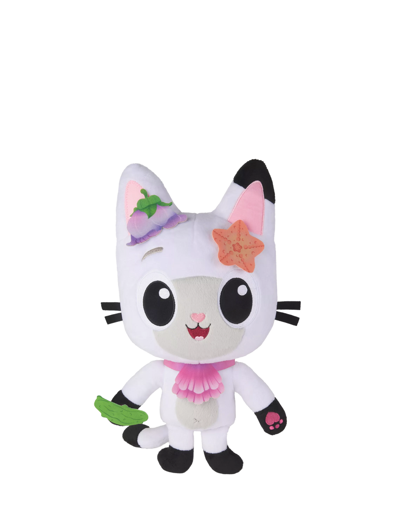 Gabby's Dollhouse Pandy Paws interactive plush toy with sound effects (British brand)