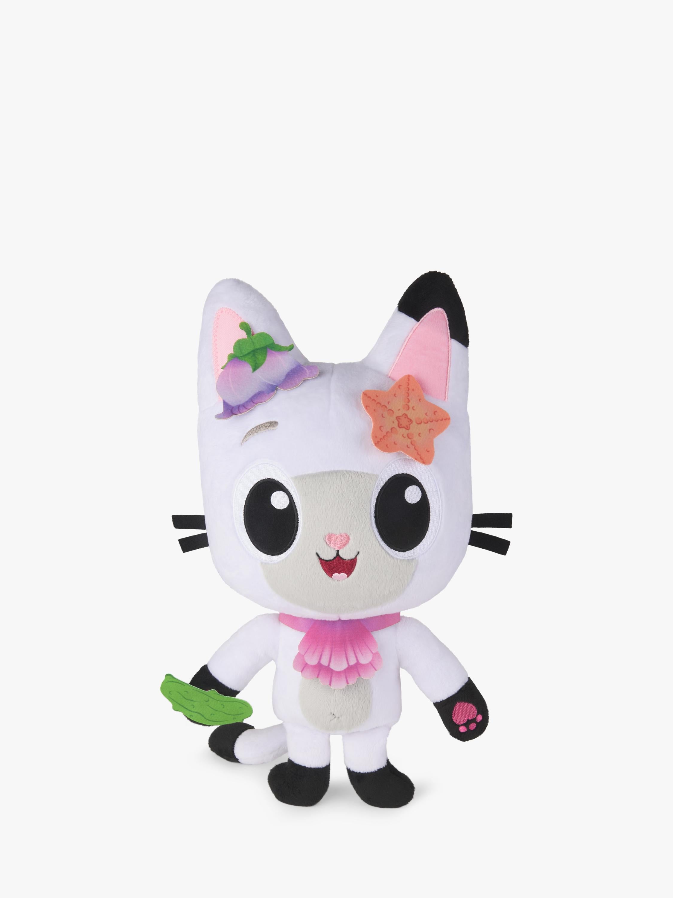Gabby's Dollhouse Pandy Paws interactive plush toy with sound effects (British brand)