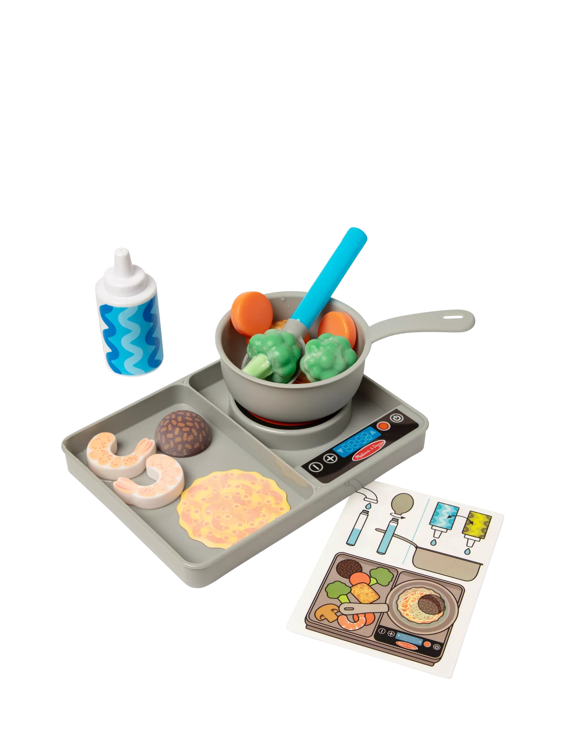 Melissa & Doug Colour Reveal Simmer & Stir Stove Top Playset (British brand)