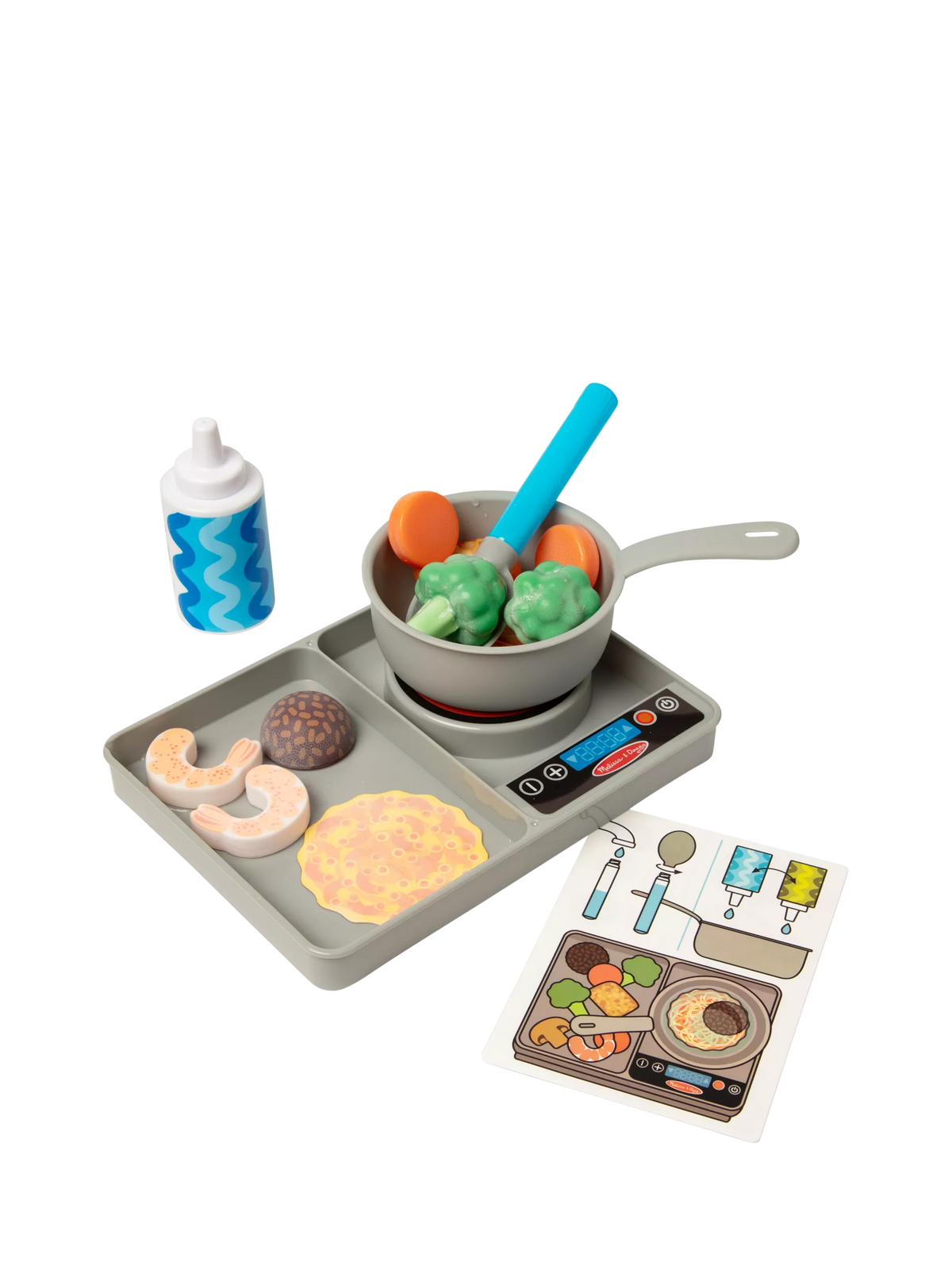 Melissa & Doug Colour Reveal Simmer & Stir Stove Top Playset (British brand)