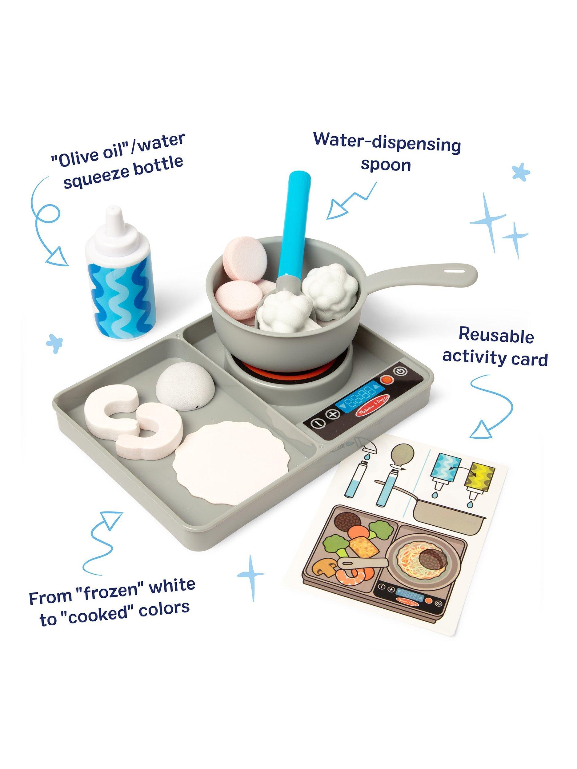 Melissa & Doug Colour Reveal Simmer & Stir Stove Top Playset (British brand)