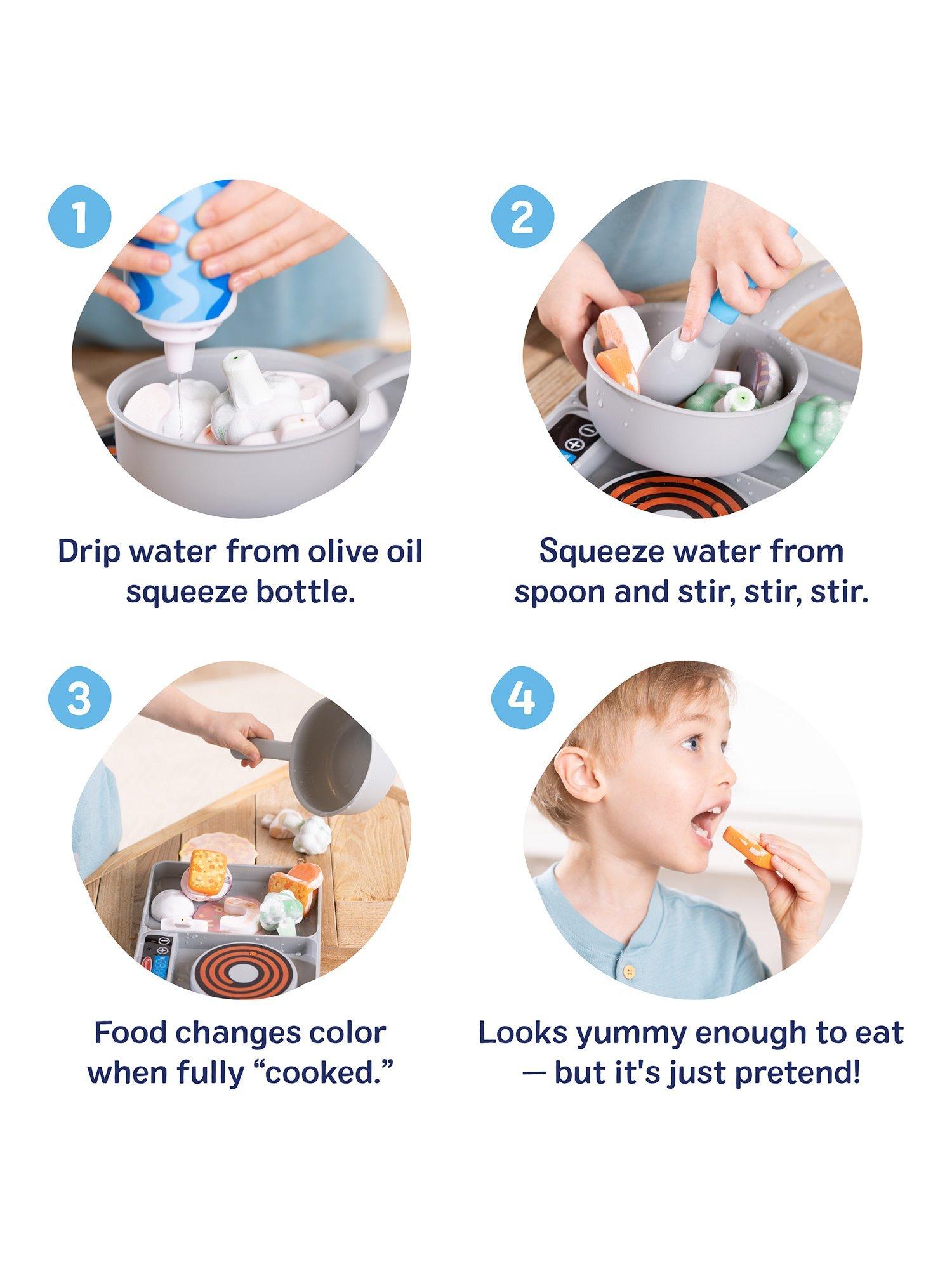 Melissa & Doug Colour Reveal Simmer & Stir Stove Top Playset (British brand)