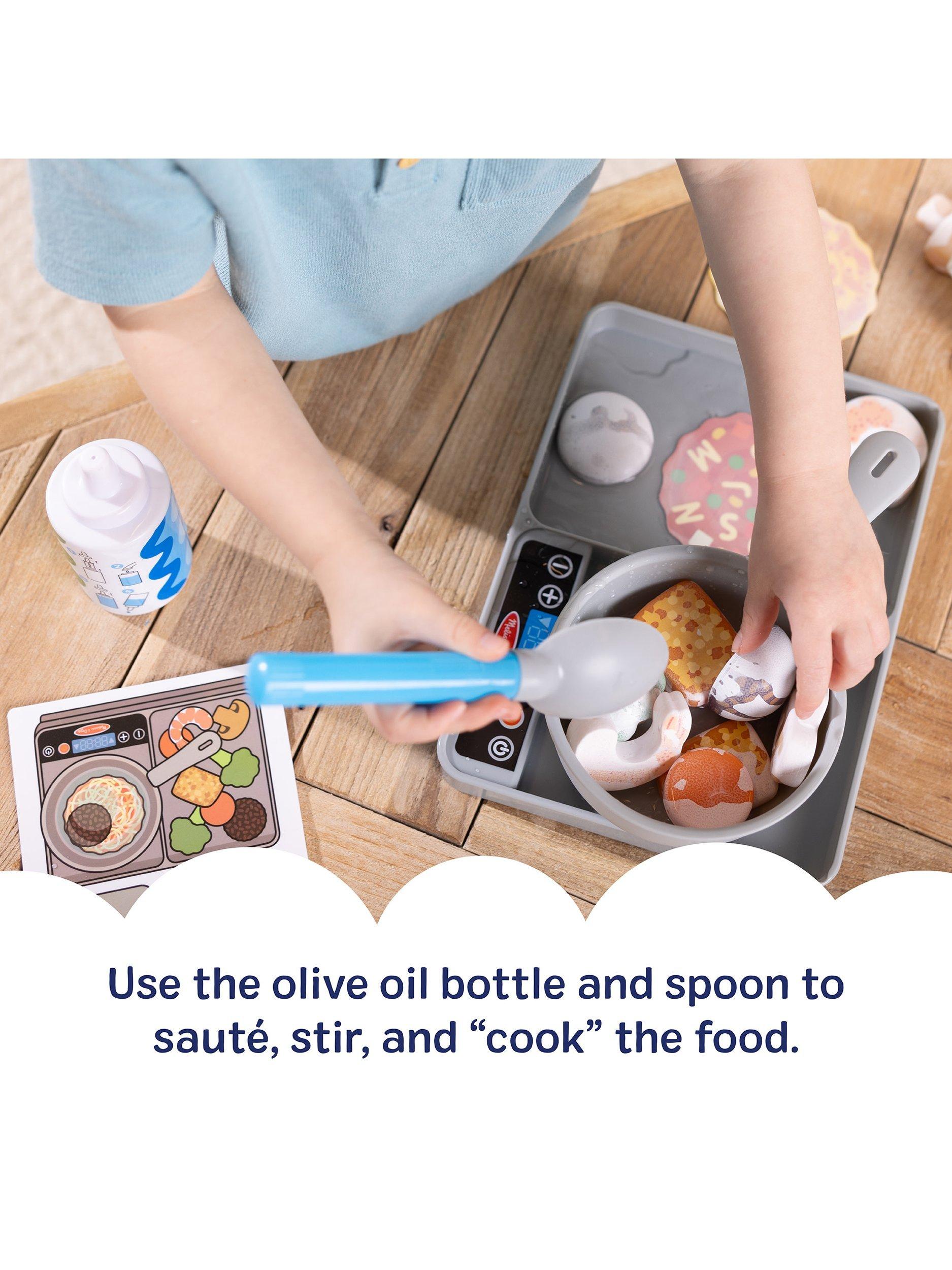 Melissa & Doug Colour Reveal Simmer & Stir Stove Top Playset (British brand)