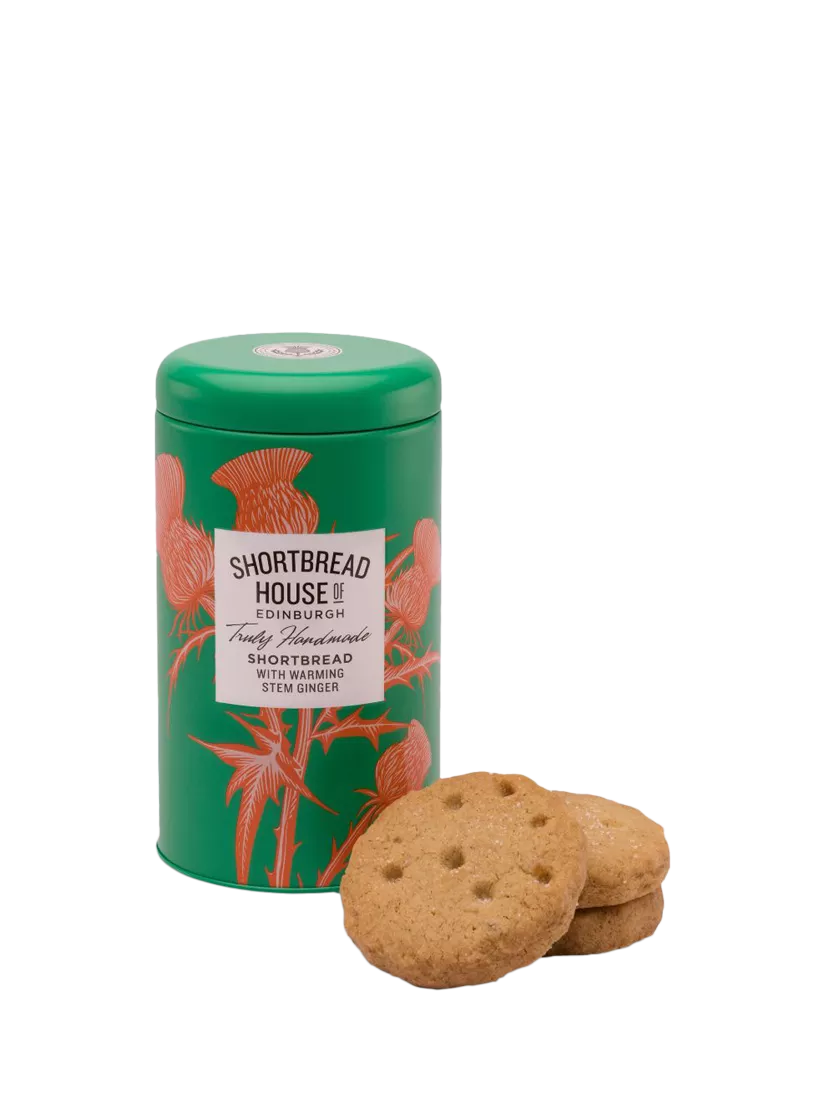 Shortbread House of Edinburgh stem ginger shortbread 140g, UK version