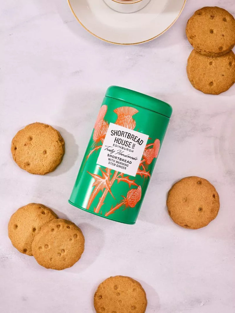 Shortbread House of Edinburgh stem ginger shortbread 140g, UK version
