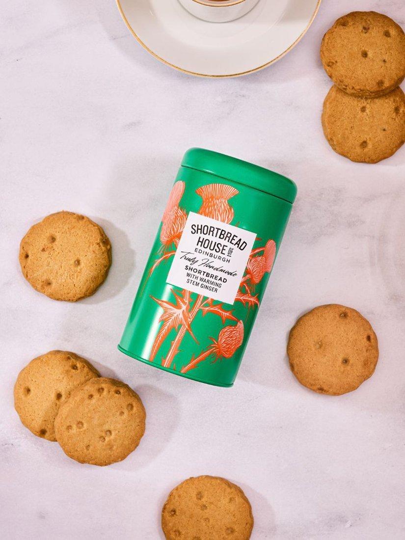 Shortbread House of Edinburgh stem ginger shortbread 140g, UK version