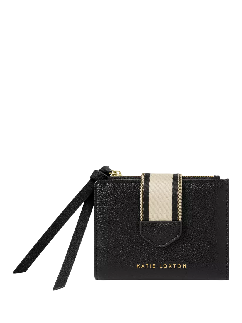 Katie Loxton Hallie Purse black canvas strap (British brand)